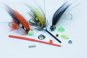 Flies by By Bart Reitsma Fly Dresser tying at The Irish Fly Fair 2025