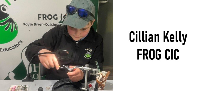 Cillian Kelly FROG CIC Young Fly Dresser at The Irish Fly Fair 2025