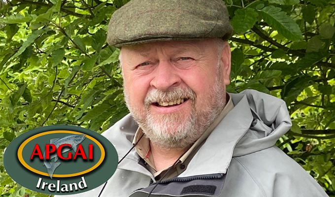 Colin Chartres Fly Casting at The Irish  Fly Fair 2025