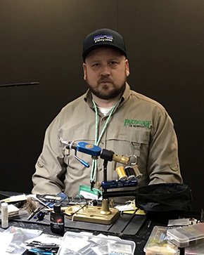 Johan Ivemyr Fly Dresser tying at The Irish Fly Fair 2026
