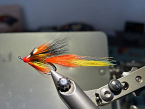 John Schets Fly Dresser tying at The Irish Fly Fair 2025