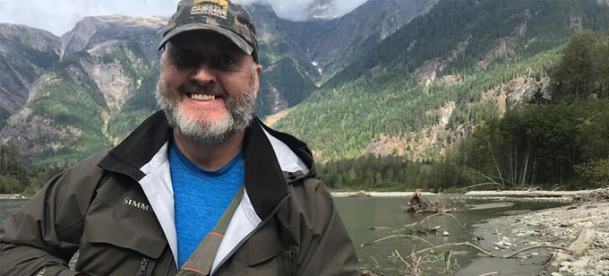 Karl McMonagle at The Irish Fly Fair