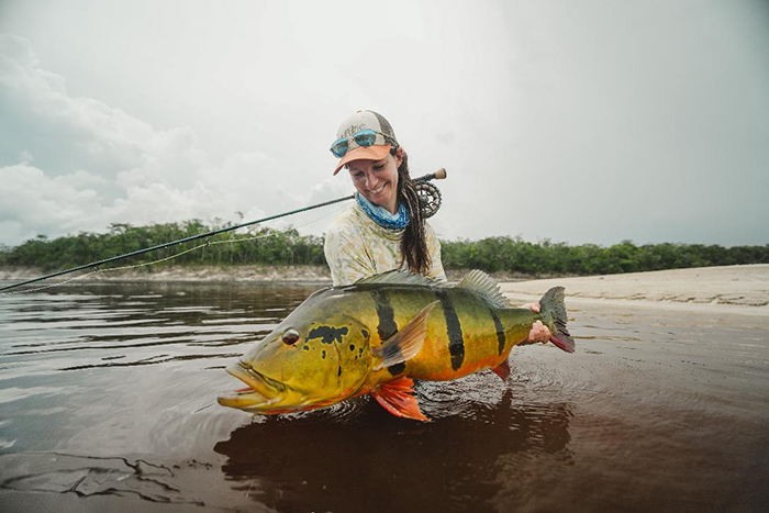 katka švagrová Fly Caster  at The Irish Fly Fair 2025