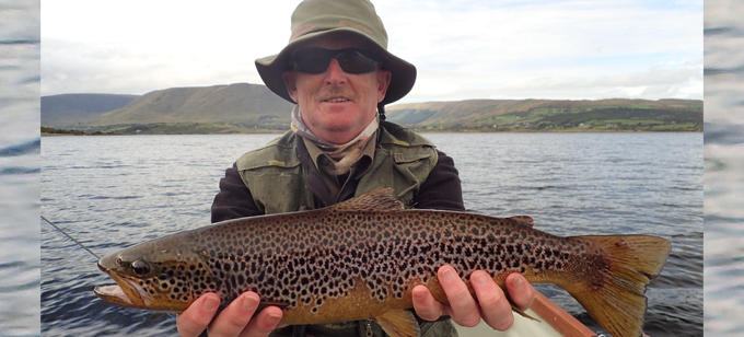 Mike Shanks at The Irish Fly Fair