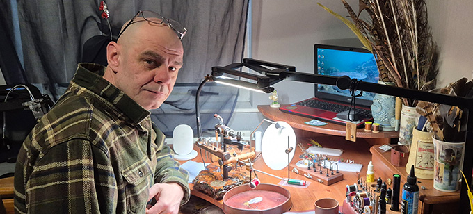 Karl McMonagle at The Irish Fly Fair