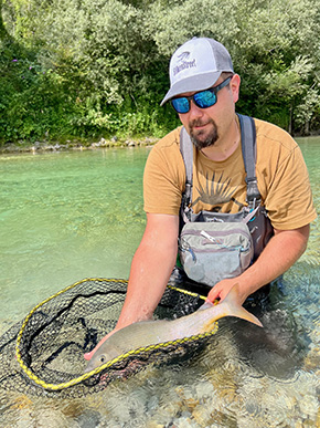 Nejc Travner Fly Dresser tying at The Irish Fly Fair 2025
