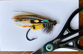 Piero Sistino Italian Fly Dresser at the Irish Fly Fair 2025