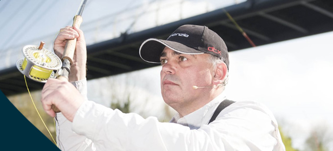 Scott McKenzie Fly Casting at The Irish Fly Fair