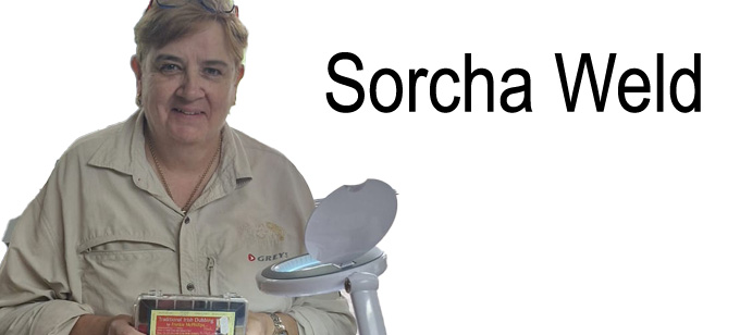 Sorcha Weld Irish Fly Dresser at The Irish Fly Fair 2025