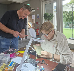 Sorcha Weld Irish Fly Dresser at the Irish Fly Fair