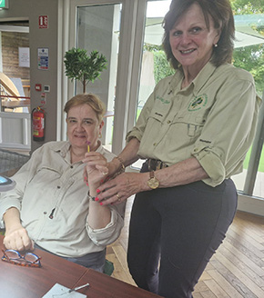 Sorcha Weld Irish Fly Dresser at the Irish Fly Fair