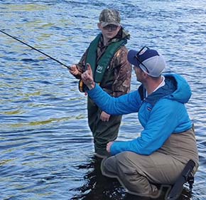 Stevie McIlwaine Casting Workshop at The Irish Fly Fair 2025