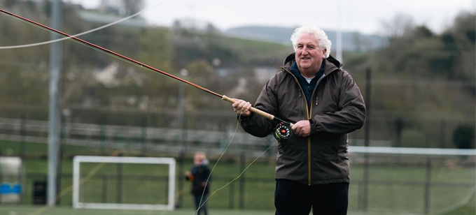 Tom Brown Fly Casting at The Irish Fly Fair