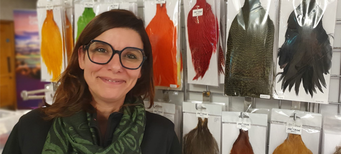 Chevron Hackles at The Irish Fly Fair 2023