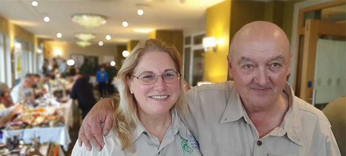 Chris and Caroline at The Irish Fly Fair 2023