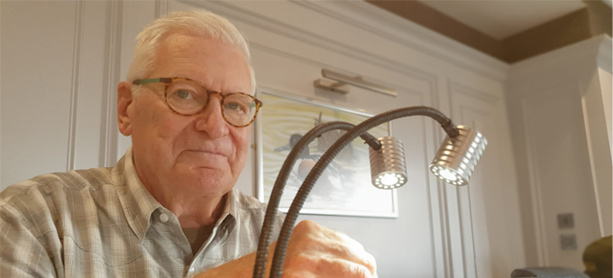 Fly Dresser Paul Vekeman Belguim at Irish Fly Fair 2023