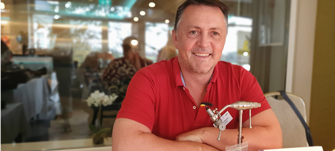 Fly Dresser Ryan Houston at The Irish Fly Fair 2023