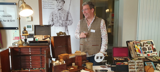 Stuart Hardy Fly Dresser at The Irish Fly Fair 2023